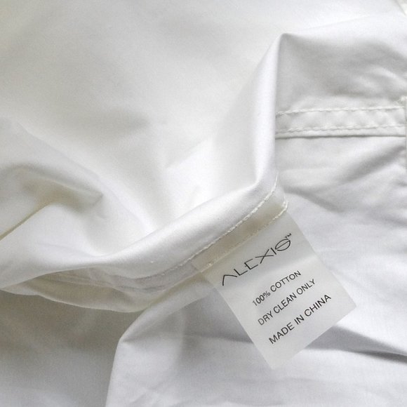 NWT$295 Alexis Ruffled Long Sleeve Button Up Shirt Poplin Cotton Blouse Top Sz S - Picture 8 of 12